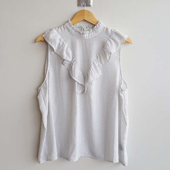 Who What Wear Tops - Polka Dot Who What Wear Top NWOT